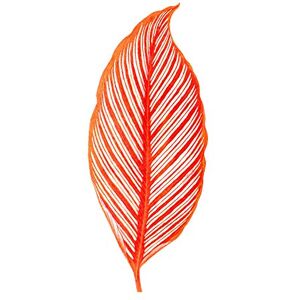 Wee Blue Coo Botanics Red Orange Stripes Art Print Canvas Premium Wall Decor Poster Wee Blue Coo Botanics Red Orange Stripes Art Print Canvas Premium Wall Decor Poster