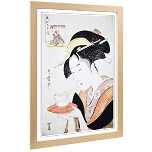 Big Box Art Framed Print of Kitagawa Utamaro Vintage Japanese Oriental (16) Design Wall Art Picture Home Decor for Kitchen, Living Room, Bedroom, Office, Oak, A2 / 24.5x18 Inch / 62x45cm Big Box Art Framed Print of Kitagawa Utamaro Vintage Japanese Oriental (16) Design Wall Art Picture Home Decor for Kitchen, Living Room, Bedroom, Office, Oak, A2 / 24.5x18 Inch / 62x45cm