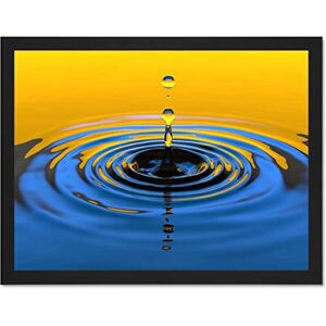 Fine Art Prints Water Drop Splash Ripple Large Framed Art Print Poster Wall Decor 18x24 inch Fine Art Prints Water Drop Splash Ripple Large Framed Art Print Poster Wall Decor 18x24 inch