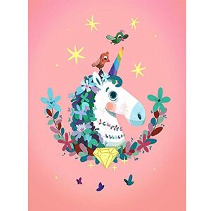 Wee Blue Coo Unicorn Diamond Birds Art Print Poster Wall Decor 12X16 Inch Wee Blue Coo Unicorn Diamond Birds Art Print Poster Wall Decor 12X16 Inch