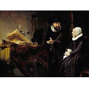 Fine Art Prints Rembrandt The Mennonite Preacher Anslo And His Wife Art Print Canvas Premium Wall Decor Poster Mural Fine Art Prints Rembrandt The Mennonite Preacher Anslo And His Wife Art Print Canvas Premium Wall Decor Poster Mural