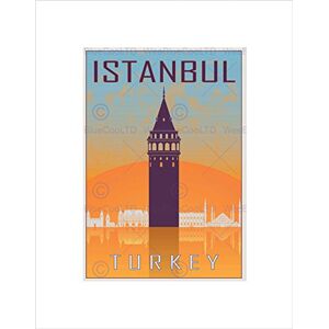Wee Blue Coo TRAVEL ISTANBUL TURKEY GALATA TOWER BYZANTINE VECTOR FRAMED ART PRINT B12X8576 Wee Blue Coo TRAVEL ISTANBUL TURKEY GALATA TOWER BYZANTINE VECTOR FRAMED ART PRINT B12X8576