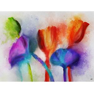 Artery8 Abstract Colourful Watercolour Flower Blur Painting Premium Wall Art Canvas Print 18X24 Inch Artery8 Abstract Colourful Watercolour Flower Blur Painting Premium Wall Art Canvas Print 18X24 Inch