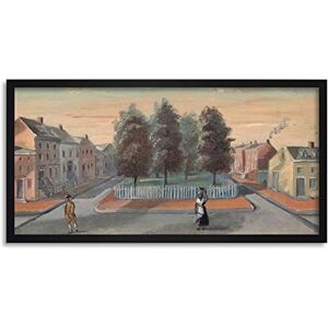 Artery8 Chappel Baked Pears In Duane Park New York Painting Framed Wall Art Print Long 25X12 Inch Artery8 Chappel Baked Pears In Duane Park New York Painting Framed Wall Art Print Long 25X12 Inch
