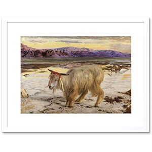Wee Blue Coo Painting Animal Allegory Scapegoat Holman Hunt Framed Wall Art Print Wee Blue Coo Painting Animal Allegory Scapegoat Holman Hunt Framed Wall Art Print