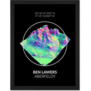 Wee Blue Coo Ben Lawers Mountain Topography Perthshire Scotland Large Framed Art Print Poster Wall Decor 18x24 inch Wee Blue Coo Ben Lawers Mountain Topography Perthshire Scotland Large Framed Art Print Poster Wall Decor 18x24 inch
