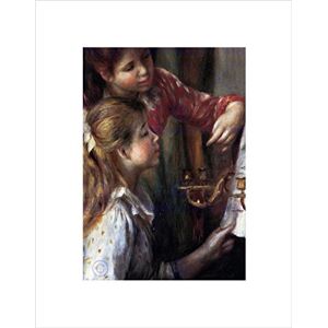 Wee Blue Coo RENOIR YOUNG GIRLS PIANO (DETAIL) FRAMED ART PRINT MOUNT B12X1761 Wee Blue Coo RENOIR YOUNG GIRLS PIANO (DETAIL) FRAMED ART PRINT MOUNT B12X1761
