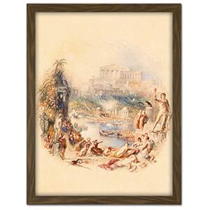Artery8 Turner Garden Illustration Thomas Moores Epicurean Painting Artwork Framed Wall Art Print 18X24 Inch Artery8 Turner Garden Illustration Thomas Moores Epicurean Painting Artwork Framed Wall Art Print 18X24 Inch