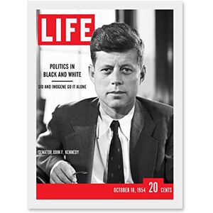 Artery8 JFK John Kennedy President USA Life Magazine Cover A4 Artwork Framed Wall Art Print Artery8 JFK John Kennedy President USA Life Magazine Cover A4 Artwork Framed Wall Art Print