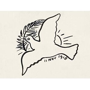 Artery8 Leo Gestel Peace Dove Branch 1918 Drawing Premium Wall Art Canvas Print 18X24 Inch Artery8 Leo Gestel Peace Dove Branch 1918 Drawing Premium Wall Art Canvas Print 18X24 Inch