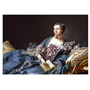 Wee Blue Coo Painting Portrait Boucher Royal Mistress Madame Pompadour Wall Art Print Wee Blue Coo Painting Portrait Boucher Royal Mistress Madame Pompadour Wall Art Print