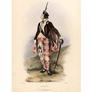 Wee Blue Coo Painting Portrait Highland Clan Scotland Tartan Menzies Art Print Poster Wall Decor 12X16 Inch Wee Blue Coo Painting Portrait Highland Clan Scotland Tartan Menzies Art Print Poster Wall Decor 12X16 Inch