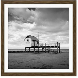 Artery8 Morecambe Sailing Club Pier Kiosk Black White Photo Square Wooden Framed Wall Art Print Picture 16X16 Inch Artery8 Morecambe Sailing Club Pier Kiosk Black White Photo Square Wooden Framed Wall Art Print Picture 16X16 Inch