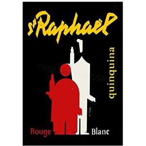 Wee Blue Coo Ad Drink Alcohol Aperitif St Raphael Red White Wine Wall Art Print Wee Blue Coo Ad Drink Alcohol Aperitif St Raphael Red White Wine Wall Art Print