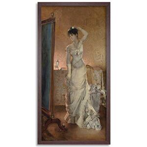 Artery8 Alfred Stevens Winter 1877 Painting Framed Wall Art Print Long 25X12 Inch Artery8 Alfred Stevens Winter 1877 Painting Framed Wall Art Print Long 25X12 Inch