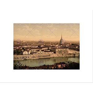 Wee Blue Coo VINTAGE MOUNT CAPUCHINS TURIN ITALY NEW BLACK FRAMED ART PRINT PICTURE B12X11794 Wee Blue Coo VINTAGE MOUNT CAPUCHINS TURIN ITALY NEW BLACK FRAMED ART PRINT PICTURE B12X11794