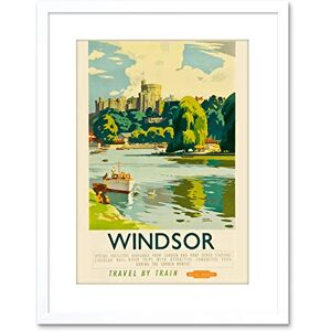 Wee Blue Coo TRAVEL WINDSOR CASTLE THAMES RIVER BOAT ROYAL SEAT UK FRAMED PRINT F97X7334 Wee Blue Coo TRAVEL WINDSOR CASTLE THAMES RIVER BOAT ROYAL SEAT UK FRAMED PRINT F97X7334