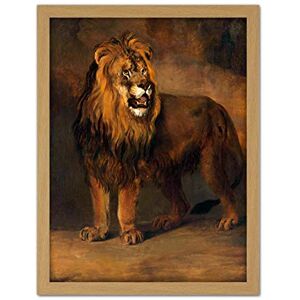 Artery8 Van Os Lion From Louis Bonaparte 1808 Painting Artwork Framed Wall Art Print 18X24 Inch Artery8 Van Os Lion From Louis Bonaparte 1808 Painting Artwork Framed Wall Art Print 18X24 Inch