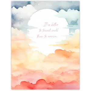 Artery8 Better to Travel Well than to Arrive Buddhist Mindfulness Quote Watercolour Sun Through Clouds Buddha Meditation Enlightenment Vihara Large Wall Art Poster Print Thick Paper 18X24 Inch Artery8 Better to Travel Well than to Arrive Buddhist Mindfulness Quote Watercolour Sun Through Clouds Buddha Meditation Enlightenment Vihara Large Wall Art Poster Print Thick Paper 18X24 Inch