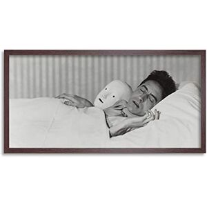 Artery8 Abbott Jean Cocteau Bed Mask Sleeping Photo Framed Wall Art Print Long 25X12 Inch Artery8 Abbott Jean Cocteau Bed Mask Sleeping Photo Framed Wall Art Print Long 25X12 Inch