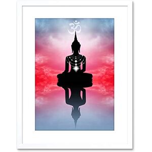 Wee Blue Coo The Art Stop PAINTING ILLUSTRATION BUDDHIST YOGA MEDITATION LOTUS FRAMED PRINT F97X4663 Wee Blue Coo The Art Stop PAINTING ILLUSTRATION BUDDHIST YOGA MEDITATION LOTUS FRAMED PRINT F97X4663