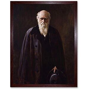 Wee Blue Coo Painting Collier Portrait Scientist Charles Darwin Art Print Framed Poster Wall Decor 12X16 Inch Wee Blue Coo Painting Collier Portrait Scientist Charles Darwin Art Print Framed Poster Wall Decor 12X16 Inch