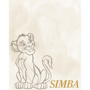 Komar Disney The Lion King Simba Sketch Wall Art 40 x 50 cm Children's Room Wall Decoration Komar Disney The Lion King Simba Sketch Wall Art 40 x 50 cm Children's Room Wall Decoration