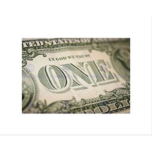 Wee Blue Coo PHOTOGRAPH ONE DOLLAR BILL USA BLACK FRAME FRAMED ART PRINT PICTURE B12X4802 Wee Blue Coo PHOTOGRAPH ONE DOLLAR BILL USA BLACK FRAME FRAMED ART PRINT PICTURE B12X4802