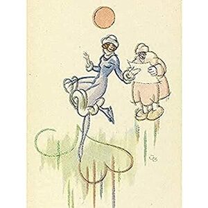 Fine Art Prints Kunstdruck, Motiv: Stier, Winterszene, Zeichnung, Illustration, Skaten, ungerahmt Fine Art Prints Kunstdruck, Motiv: Stier, Winterszene, Zeichnung, Illustration, Skaten, ungerahmt