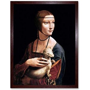 Wee Blue Coo Leonardo Di Ser Piero Da Vinci Lady Ermine Cecilia Gallerani Art Print Framed Poster Wall Decor 12X16 Inch Wee Blue Coo Leonardo Di Ser Piero Da Vinci Lady Ermine Cecilia Gallerani Art Print Framed Poster Wall Decor 12X16 Inch