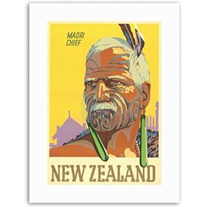 Wee Blue Coo New Zealand Maori Chief Tattoo Native Feather Picture Travel Canvas Art Print Wee Blue Coo New Zealand Maori Chief Tattoo Native Feather Picture Travel Canvas Art Print