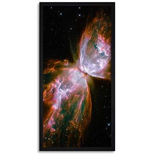 Wee Blue Coo Bug Nebula Butterfly Hubble Space Universe Long Panel Framed Wall Art Print Wee Blue Coo Bug Nebula Butterfly Hubble Space Universe Long Panel Framed Wall Art Print