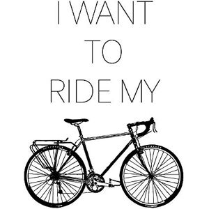 Wee Blue Coo Sport I Want To Ride Bike Cycling Art Print Poster Wall Decor 12X16 Inch Wee Blue Coo Sport I Want To Ride Bike Cycling Art Print Poster Wall Decor 12X16 Inch