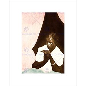 Wee Blue Coo PAINTING LADY BLACK PINK PORTRAITS BLACK FRAME FRAMED ART PRINT PICTURE B12X7398 Wee Blue Coo PAINTING LADY BLACK PINK PORTRAITS BLACK FRAME FRAMED ART PRINT PICTURE B12X7398