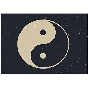 Wee Blue Coo Painting Drawing Taoist Philosophy Yin Yang Black White Wall Art Print Wee Blue Coo Painting Drawing Taoist Philosophy Yin Yang Black White Wall Art Print