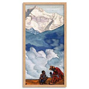Fine Art Prints Roerich Pearl Of Searching Symbolist Landscape Painting Long Framed Art Print Wall Poster 25x12 inch Fine Art Prints Roerich Pearl Of Searching Symbolist Landscape Painting Long Framed Art Print Wall Poster 25x12 inch