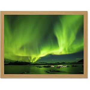 Fine Art Prints Northern Lights Aurora Borealis Green Large Framed Art Print Poster Wall Decor 18x24 inch Fine Art Prints Northern Lights Aurora Borealis Green Large Framed Art Print Poster Wall Decor 18x24 inch