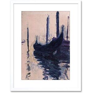 Wee Blue Coo 9x7 '' MONET GONDOLA IN VENICE OLD MASTER PAINTING FRAMED ART PRINT F97X231 Wee Blue Coo 9x7 '' MONET GONDOLA IN VENICE OLD MASTER PAINTING FRAMED ART PRINT F97X231