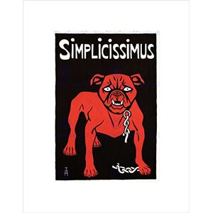 Wee Blue Coo Simplicissimus Magazine Satire Germany Dog Vintage Advert Wall Art Print Wee Blue Coo Simplicissimus Magazine Satire Germany Dog Vintage Advert Wall Art Print