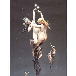 Fine Art Prints Falero Twin Stars Fantasy Nude Painting Extra Large XL Wall Art Poster Print Fine Art Prints Falero Twin Stars Fantasy Nude Painting Extra Large XL Wall Art Poster Print