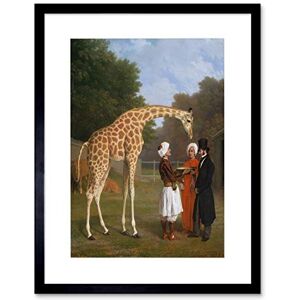 Wee Blue Coo PAINTING ANIMAL LAURENT AGASSE NUBIAN GIRAFFE FRAMED ART PRINT MOUNT B12X12767 Wee Blue Coo PAINTING ANIMAL LAURENT AGASSE NUBIAN GIRAFFE FRAMED ART PRINT MOUNT B12X12767