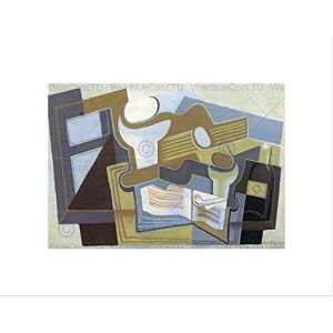 Wee Blue Coo Juan Gris Guitar Fruit Bowl Old Master Wall Art Print Wee Blue Coo Juan Gris Guitar Fruit Bowl Old Master Wall Art Print