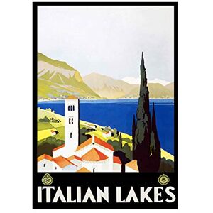 Wee Blue Coo Travel Italian Lakes Mountain Church Italy Picture Wall Art Print Wee Blue Coo Travel Italian Lakes Mountain Church Italy Picture Wall Art Print
