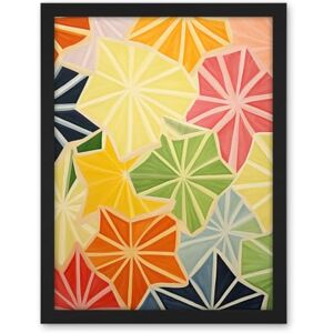 Artery8 Colourful Slices of Star Fruit Bright Watercolour Painting Abstract Carambola Kitchen Artwork Framed Wall Art Print 18X24 Inch Artery8 Colourful Slices of Star Fruit Bright Watercolour Painting Abstract Carambola Kitchen Artwork Framed Wall Art Print 18X24 Inch