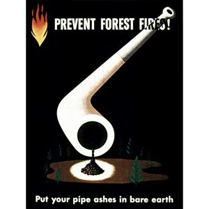 Fine Art Prints War WWII USA Prevent Forest Fires Pipe Ash Advert Large Wall Art Poster Print Thick Paper 18X24 Inch Fine Art Prints War WWII USA Prevent Forest Fires Pipe Ash Advert Large Wall Art Poster Print Thick Paper 18X24 Inch