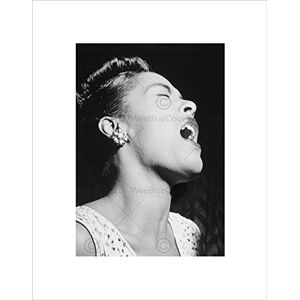 Wee Blue Coo VINTAGE BLUES JAZZ SINGER LEGEND BILLIE HOLIDAY FRAMED ART PRINT MOUNT B12X3723 Wee Blue Coo VINTAGE BLUES JAZZ SINGER LEGEND BILLIE HOLIDAY FRAMED ART PRINT MOUNT B12X3723