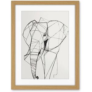 Artery8 Elephant Simple Polygon Line Drawing Illustration Artwork Framed Wall Art Print 18X24 Inch Artery8 Elephant Simple Polygon Line Drawing Illustration Artwork Framed Wall Art Print 18X24 Inch