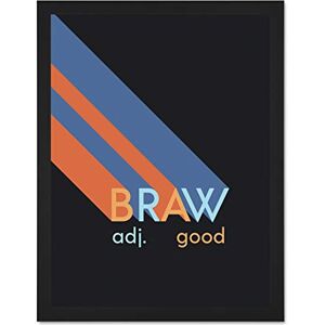 Wee Blue Coo Scottish Word Definition Braw Good Scots Dictionary Large Framed Art Print Poster Wall Decor 18x24 inch Wee Blue Coo Scottish Word Definition Braw Good Scots Dictionary Large Framed Art Print Poster Wall Decor 18x24 inch