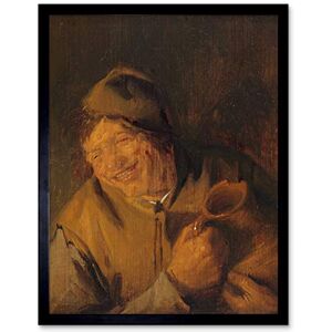 Artery8 Adriaen Van Ostade The Merry Peasant Painting Art Print Framed Poster Wall Decor 12x16 inch Artery8 Adriaen Van Ostade The Merry Peasant Painting Art Print Framed Poster Wall Decor 12x16 inch
