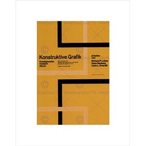 Wee Blue Coo Ad Exhibition Constructive Graphic Zurich Switzerland Wall Art Print Wee Blue Coo Ad Exhibition Constructive Graphic Zurich Switzerland Wall Art Print